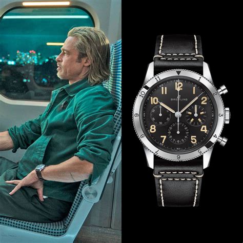 brad pitt breitling watch|brad pitt's Rolex bullet train.